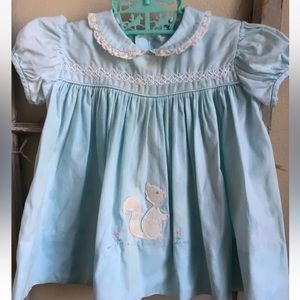 MC '50's Smocked Dress
Squirrel Applique Baby B Girls Dress
Sz 4